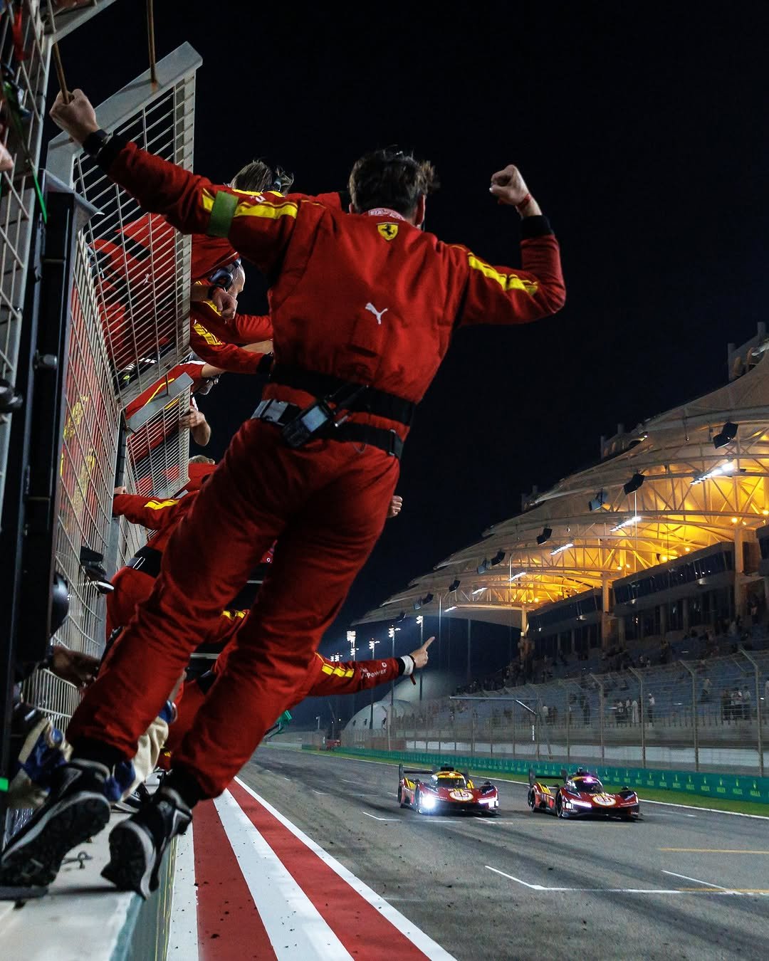 Photo by Ferrari Hypercar on December 29, 2025. May be an image of racing vehicles, race car and text.