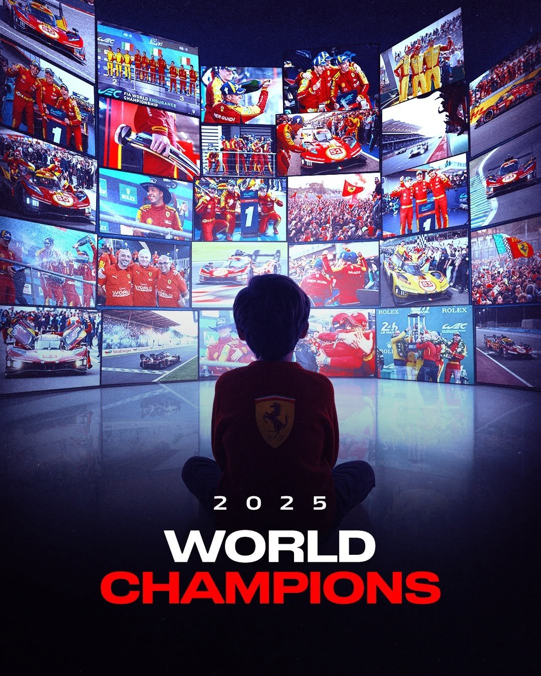 Photo by Ferrari Hypercar on December 30, 2025. May be an image of screen, poster and text.