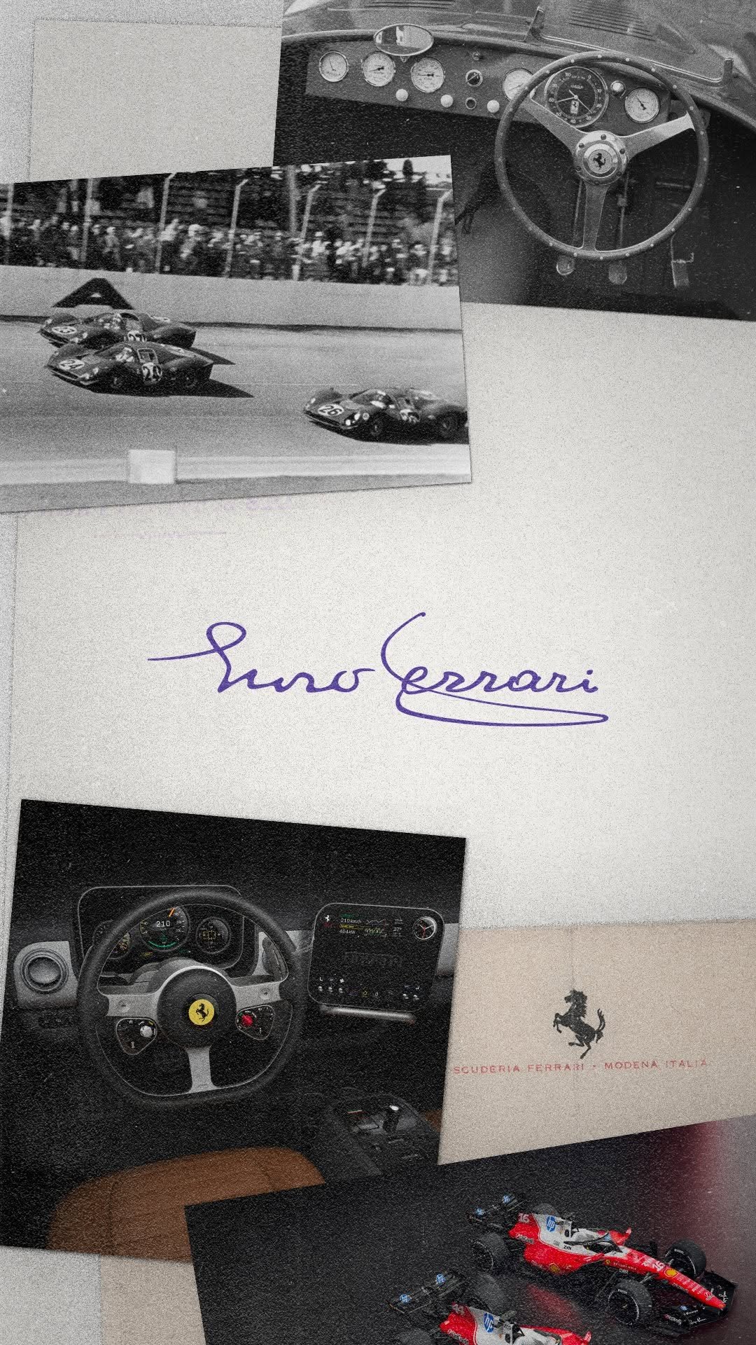 ferrarihypercar 게시물 이미지: A purple line runs through our history. It...