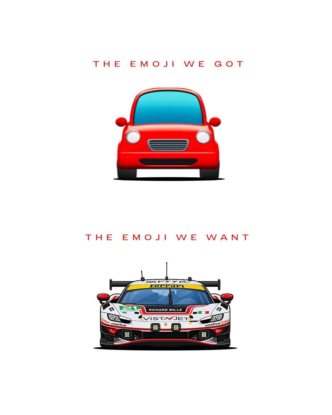 ferrariraces 게시물 이미지: Anyone else waiting for that update? 😅

#WEC...