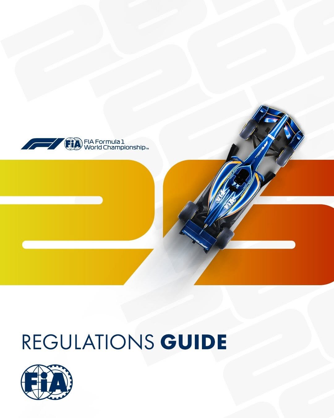 Photo by FIA - Official account on February 02, 2026. May be a graphic of magazine, poster, buggy and text that says 'FIA Formula WorldChamplonshlp. World ETY REGULATIONS GUIDE'.