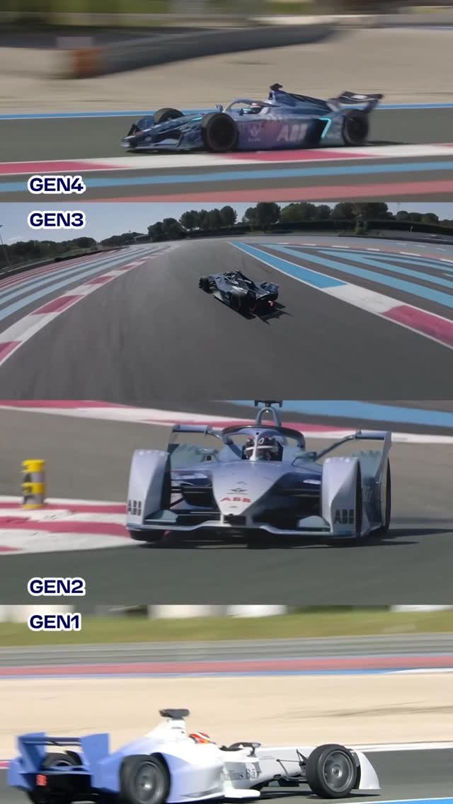 fia.official 게시물 이미지: From GEN1 to GEN4, every car has pushed the...