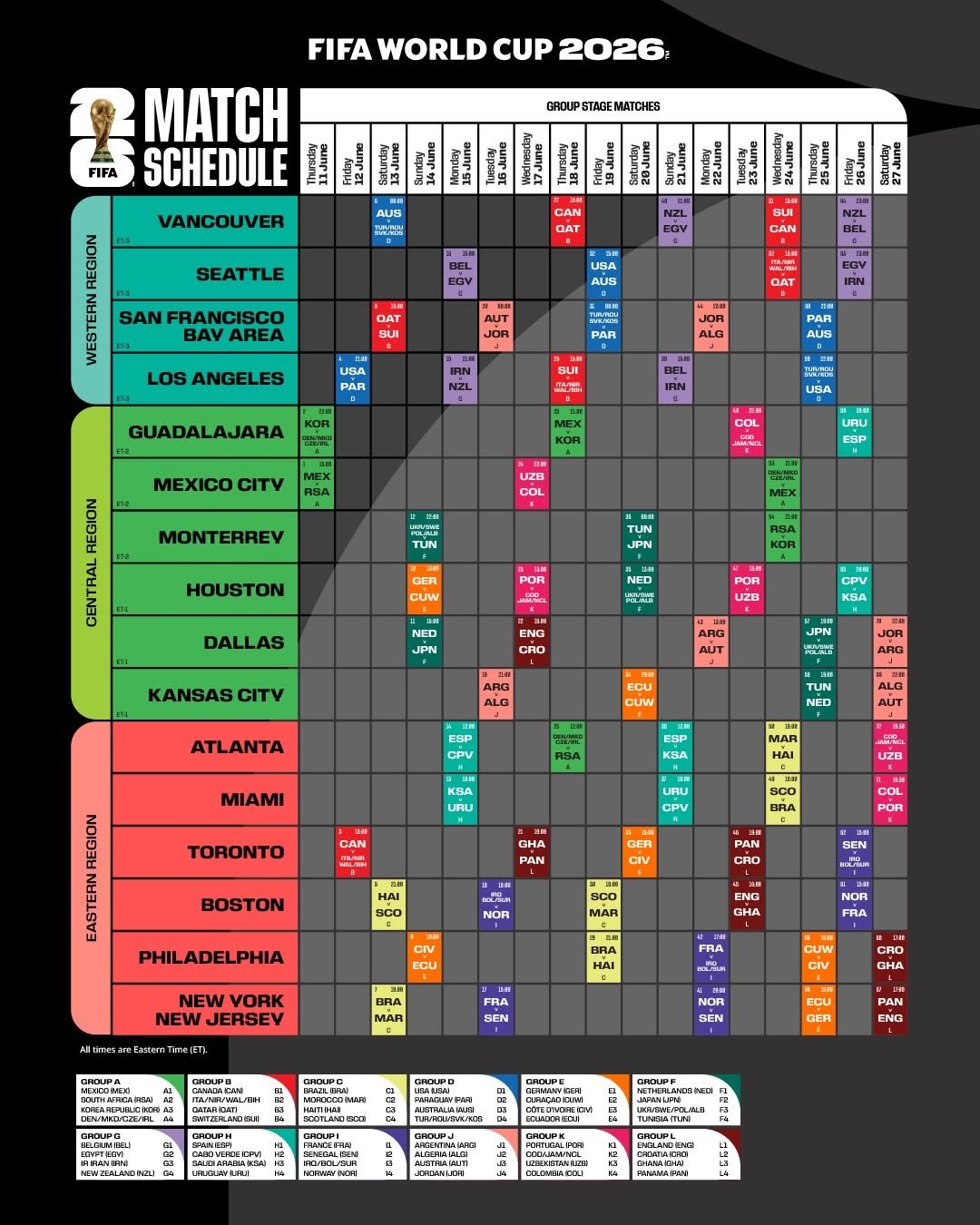 Photo shared by FIFA World Cup on December 06, 2025 tagging @fifa. May be an image of crossword puzzle, poster and text.