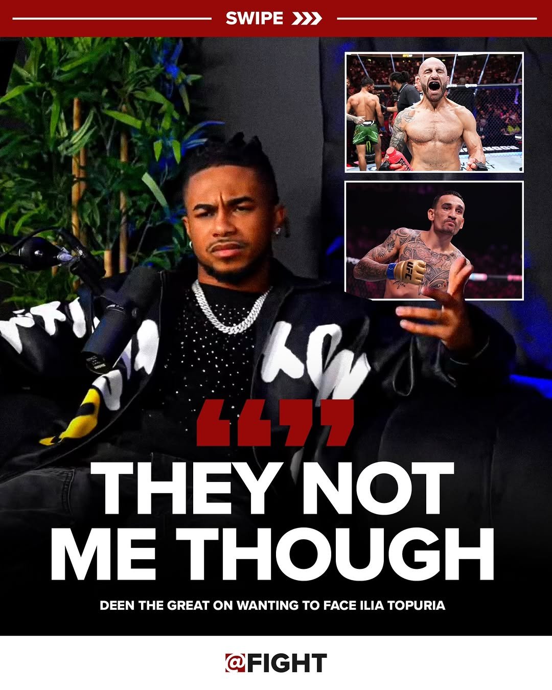 fight 게시물 이미지: Deen The Great thinks Max Holloway & Alex...