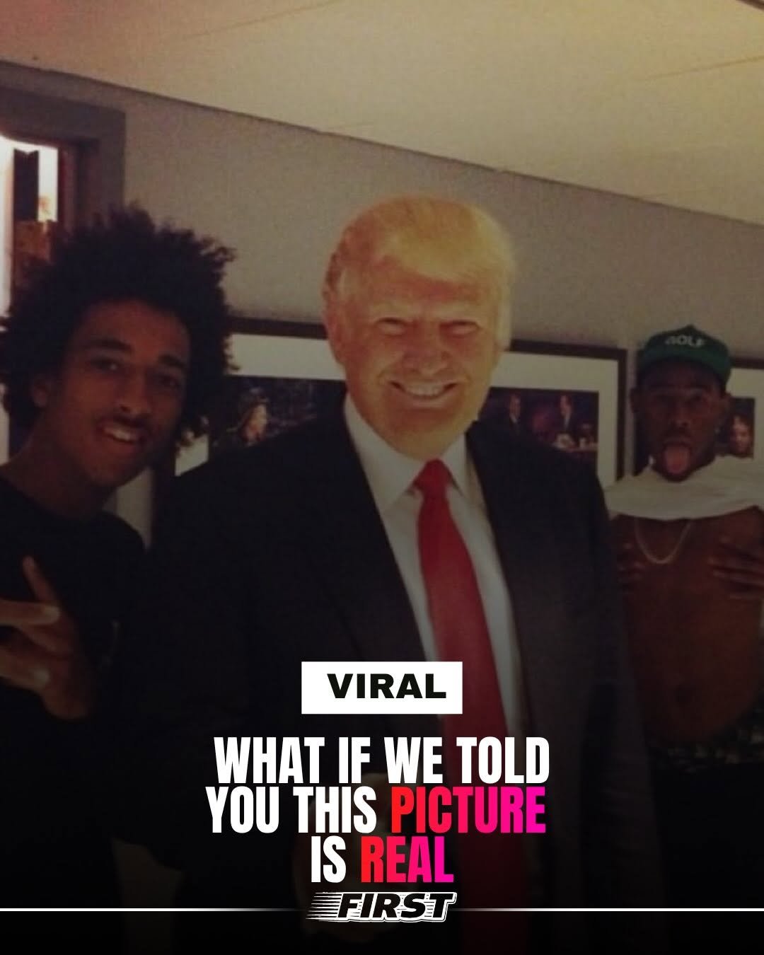 first 게시물 이미지: The famous picture of Donald Trump and Tyler,...