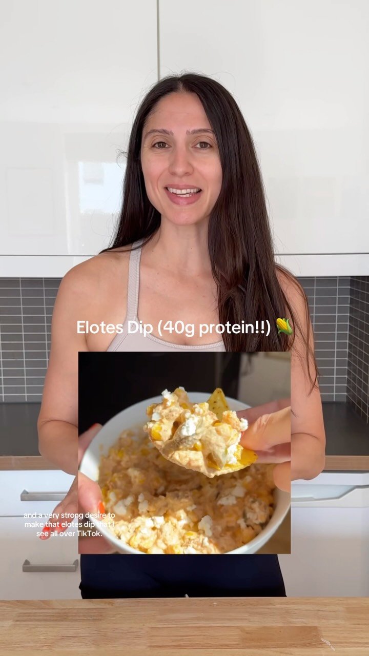 fitfood_ae 게시물 이미지: High protein cottage cheese Elotes dip...