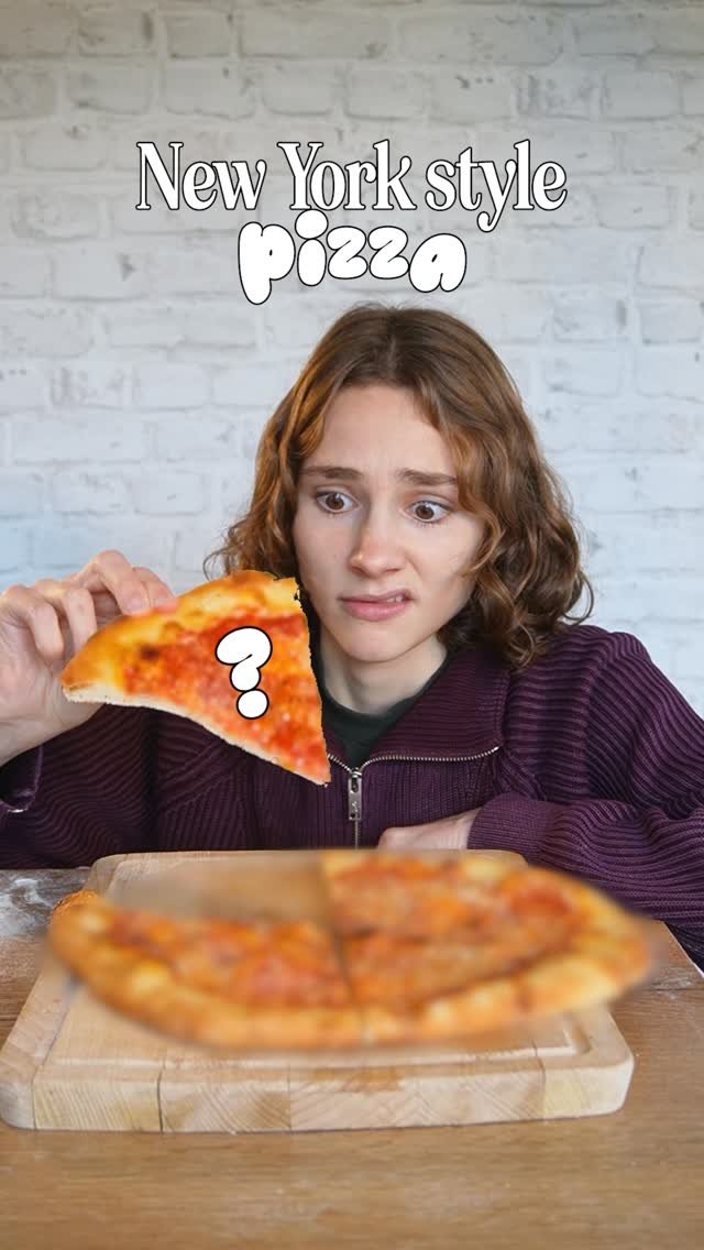 fitgreenmind 게시물 이미지: NEW YORK STYLE PIZZA 🍕 in a regular...