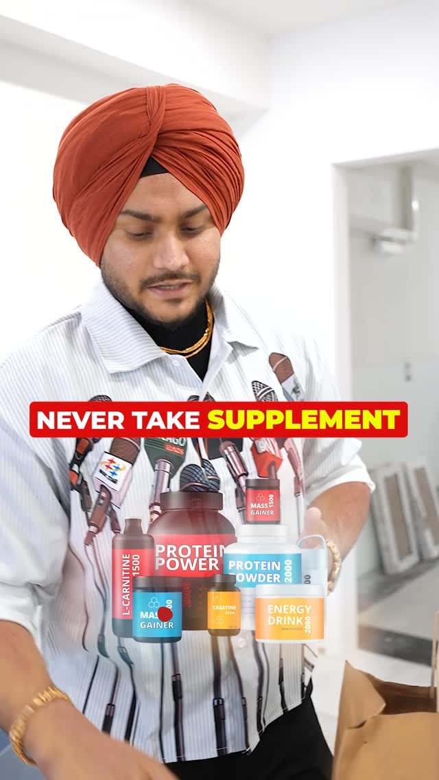 fitmafiatiffinservice 게시물 이미지: NEVER TAKE SUPPLEMENTS 
#fitmafia...