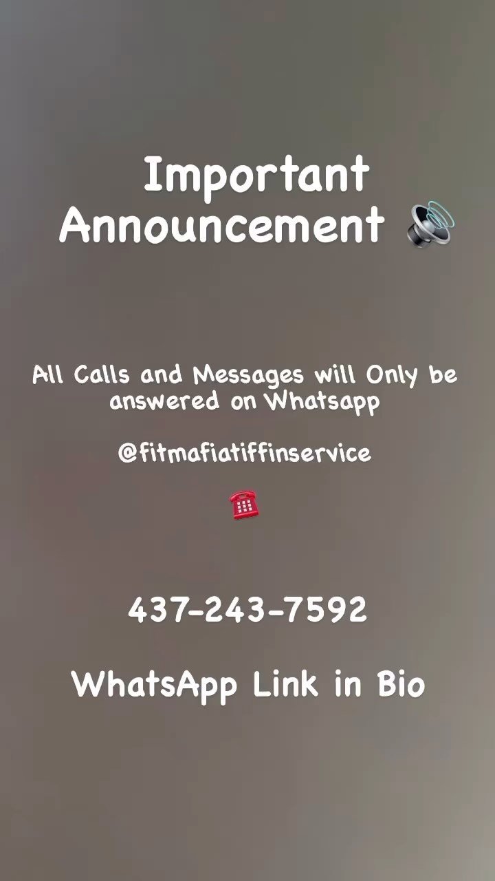 fitmafiatiffinservice 게시물 이미지: Accepting New Orders🙏🏻 #brampton #torontofood...