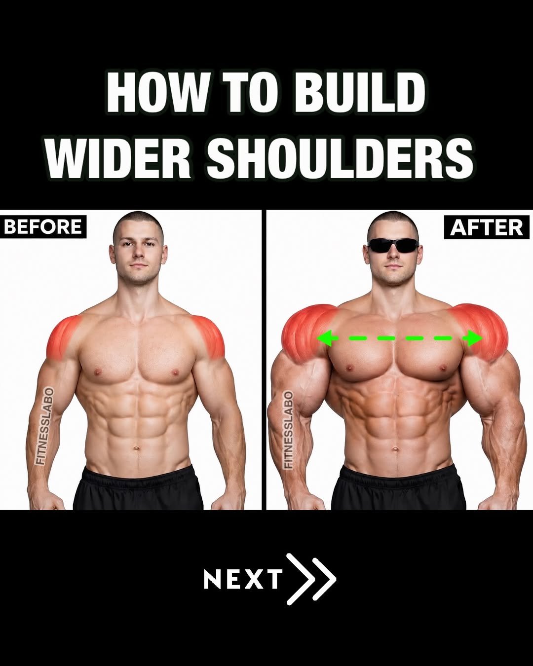 fitnesslabo.official 게시물 이미지: ✅ Shoulder Workout using Dumbbells 

① Arnold...