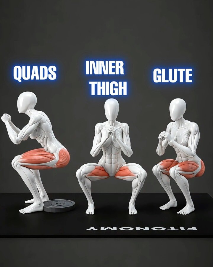 fitonomyapp 게시물 이미지: Same squat. You choose the target.

You don’t...