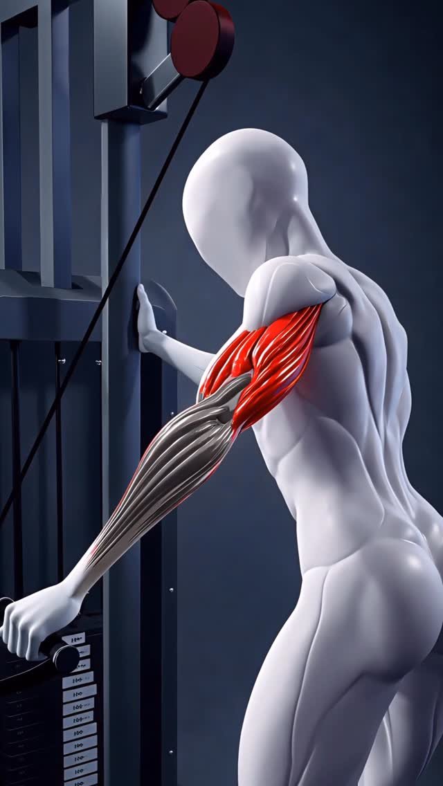 fitonomyapp 게시물 이미지: Perfect single-arm cable triceps...