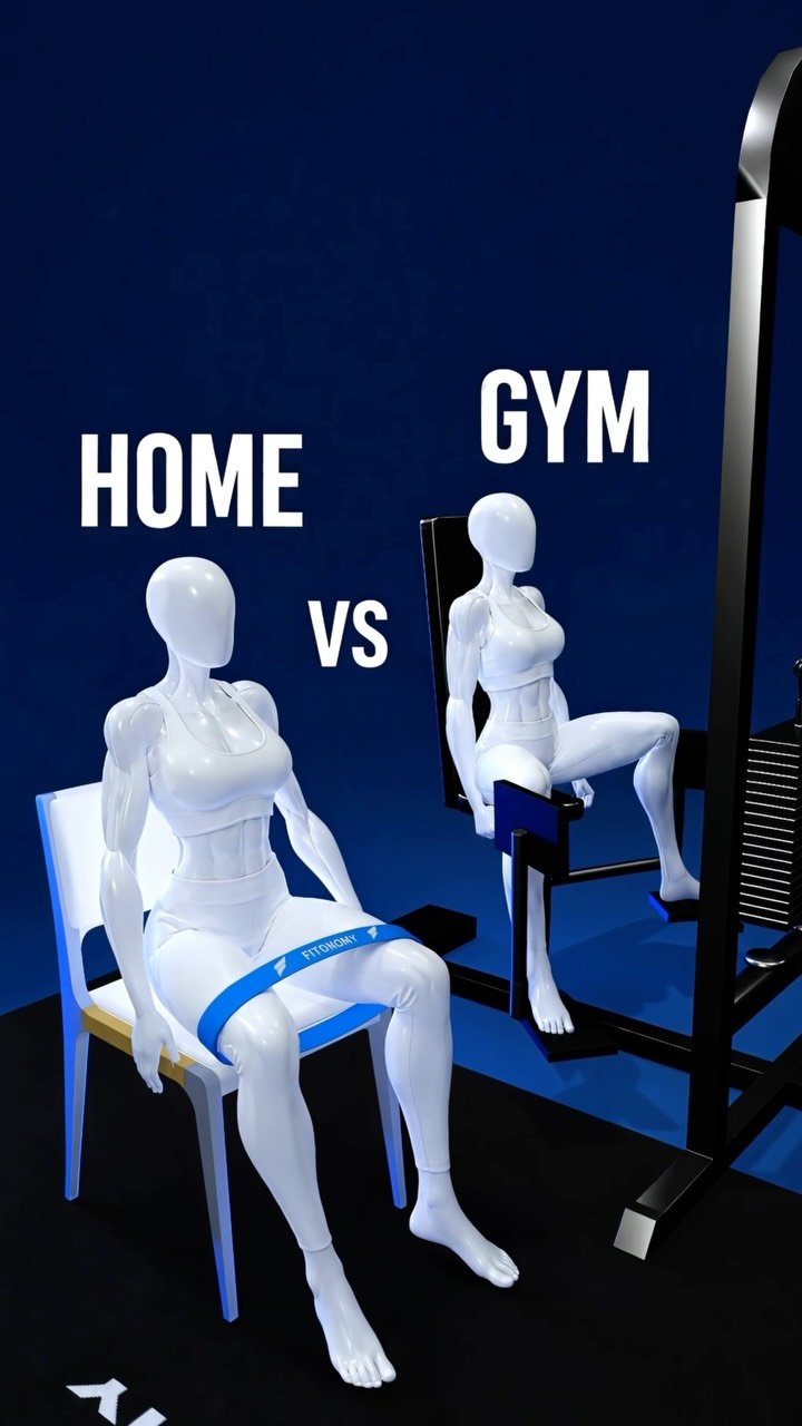 fitonomyapp 게시물 이미지: Same movement. Different setup.
Gym or home —...