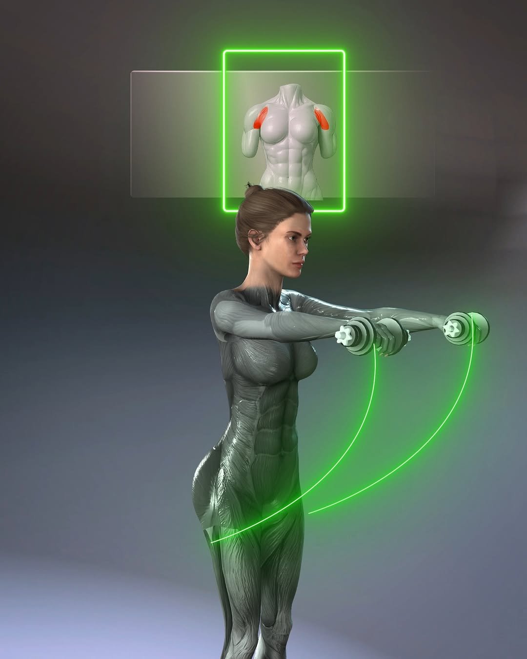 fitonomyapp 게시물 이미지: Shoulder Workout — Front, Side & Rear Delt...
