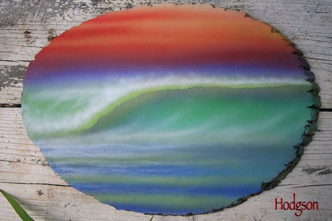 Photo by Pete Hodgson on February 20, 2026. May be art of surfboard, water and text.