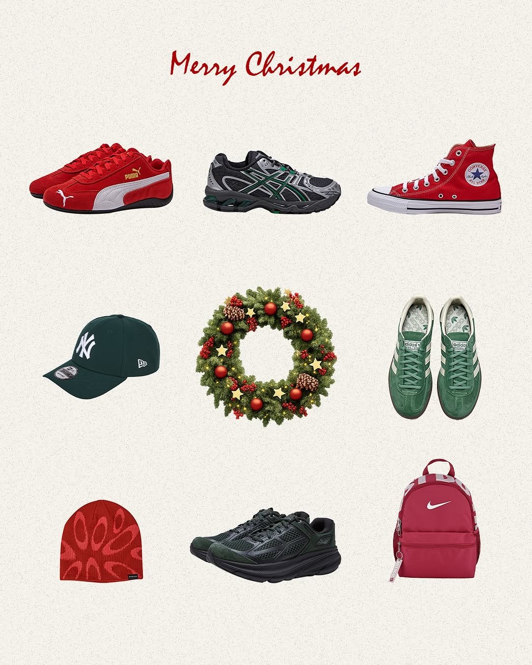 Photo by 폴더 Folder Korea on December 24, 2025. May be an image of sneakers, poster, sports equipment and text.