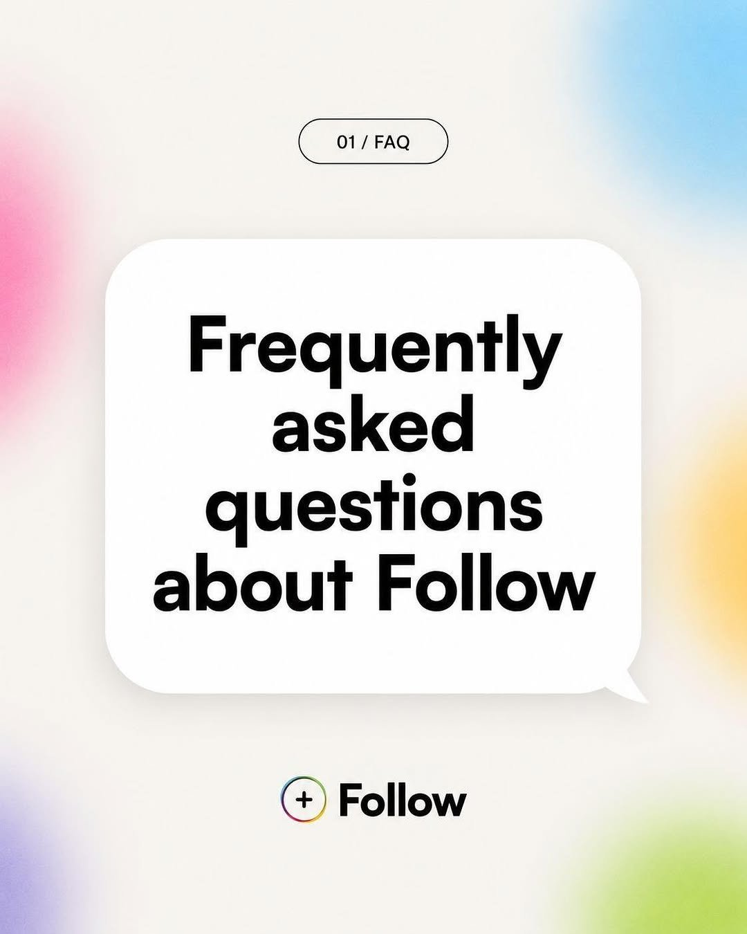 follow 게시물 이미지: Answering some questions about Follow...