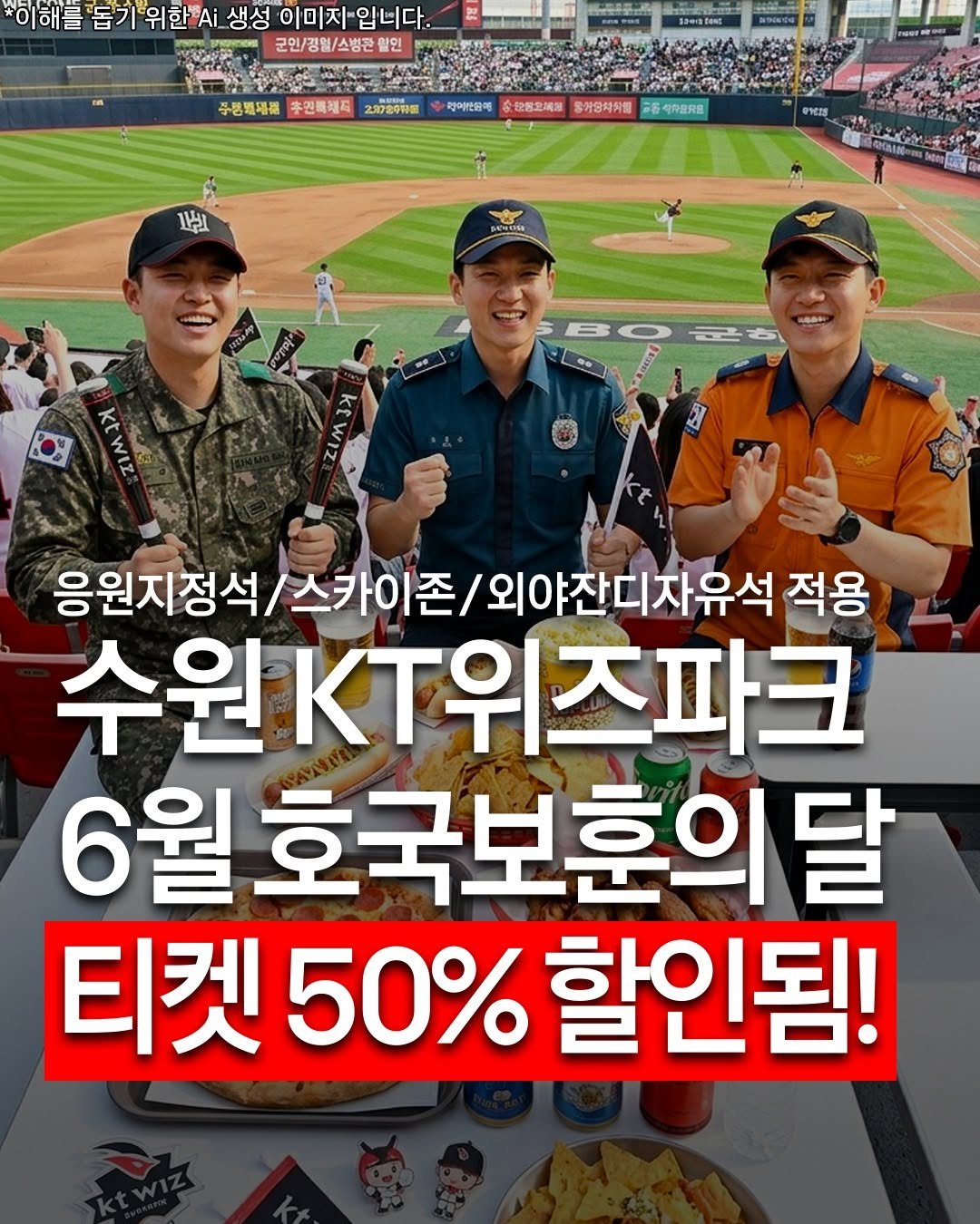food_suwon 게시물 이미지: 📢6월 호국보훈의 달 KT 타켓 50% 할인

감사의 마음을 담아 6월...