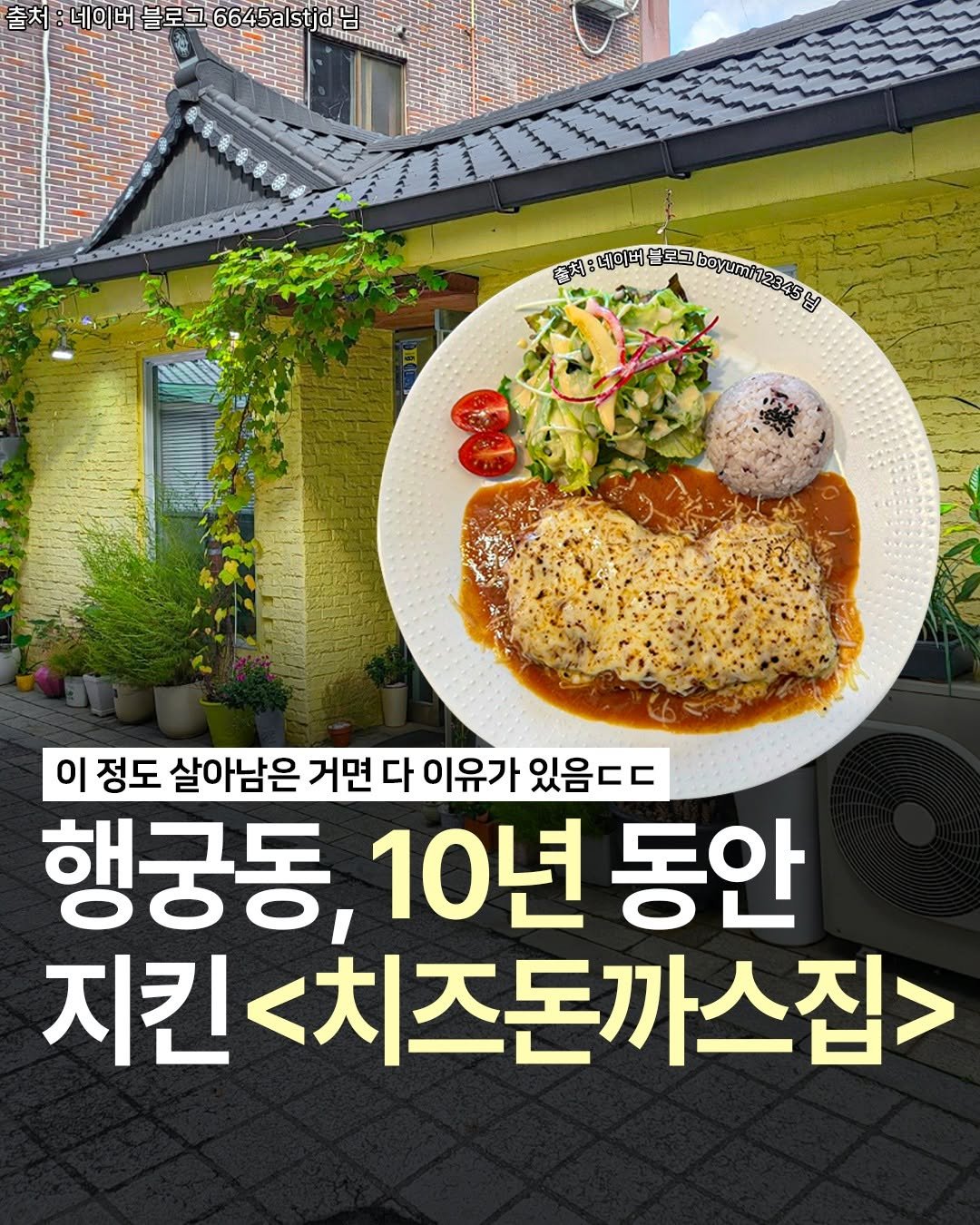food_suwon 게시물 이미지: 💛노란 건물만 봐도 어딘지 안다고..?

무려 행궁동에서 10년째
자리 지키고 있는...