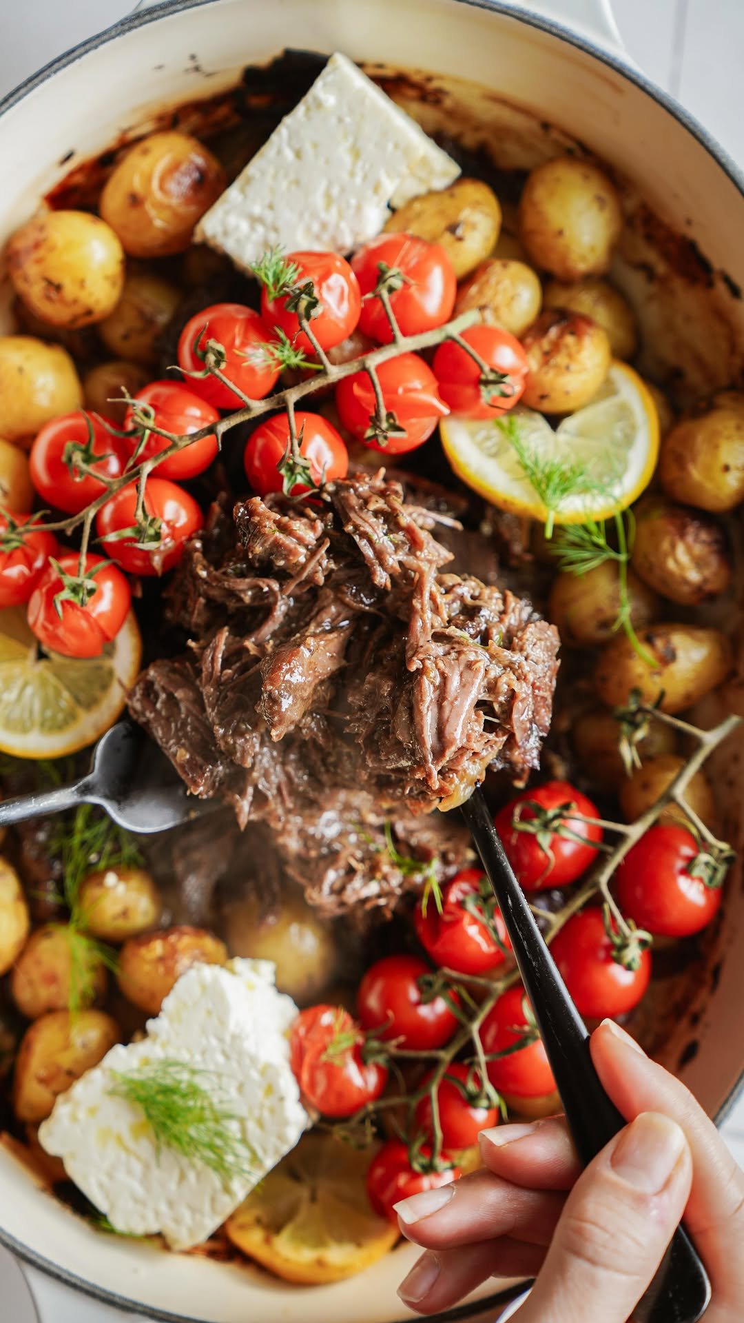 foodbymaria 게시물 이미지: This Greek braised beef with my famous Greek...