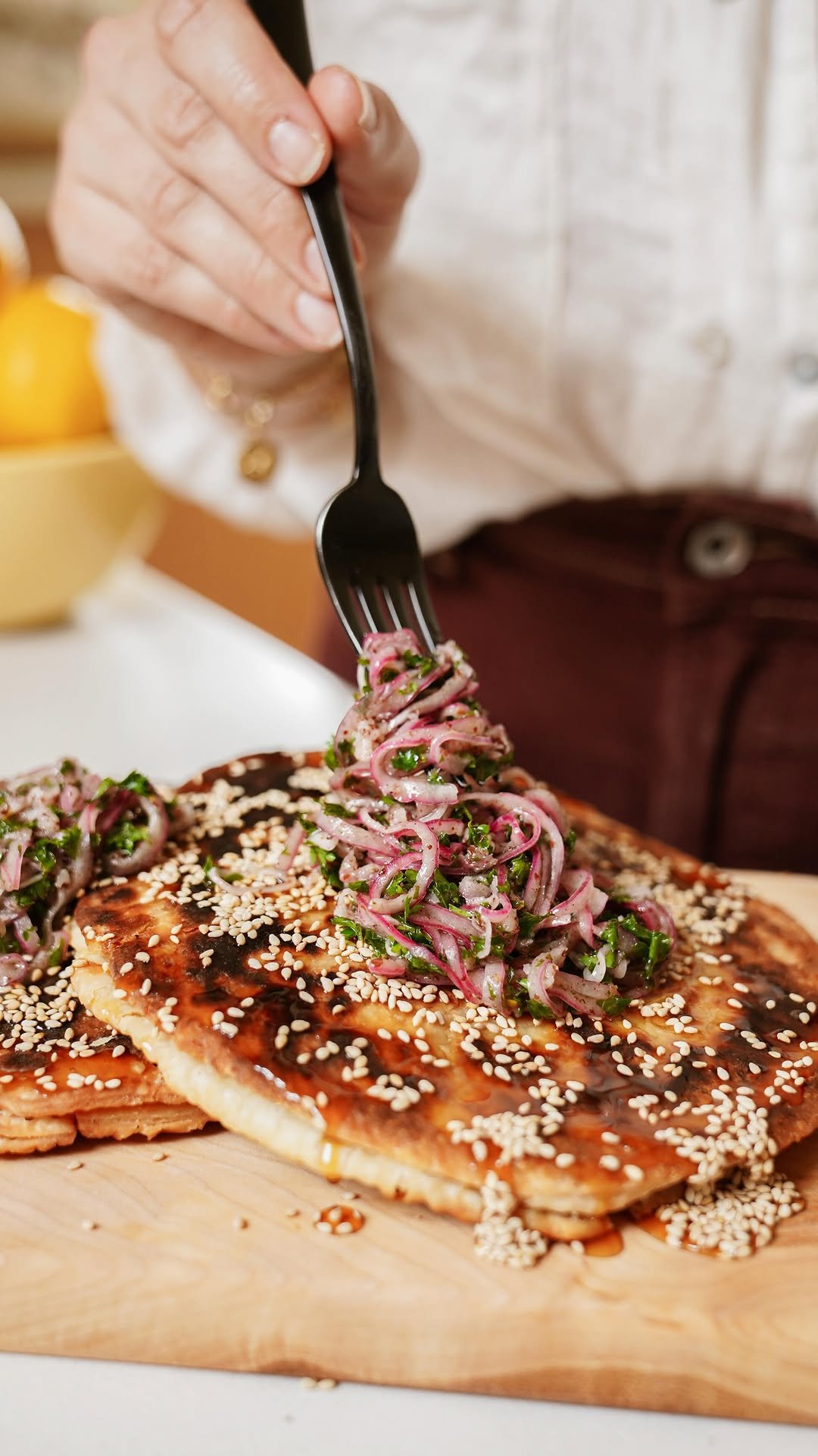 foodbymaria 게시물 이미지: What if I told you this flatbread just might...