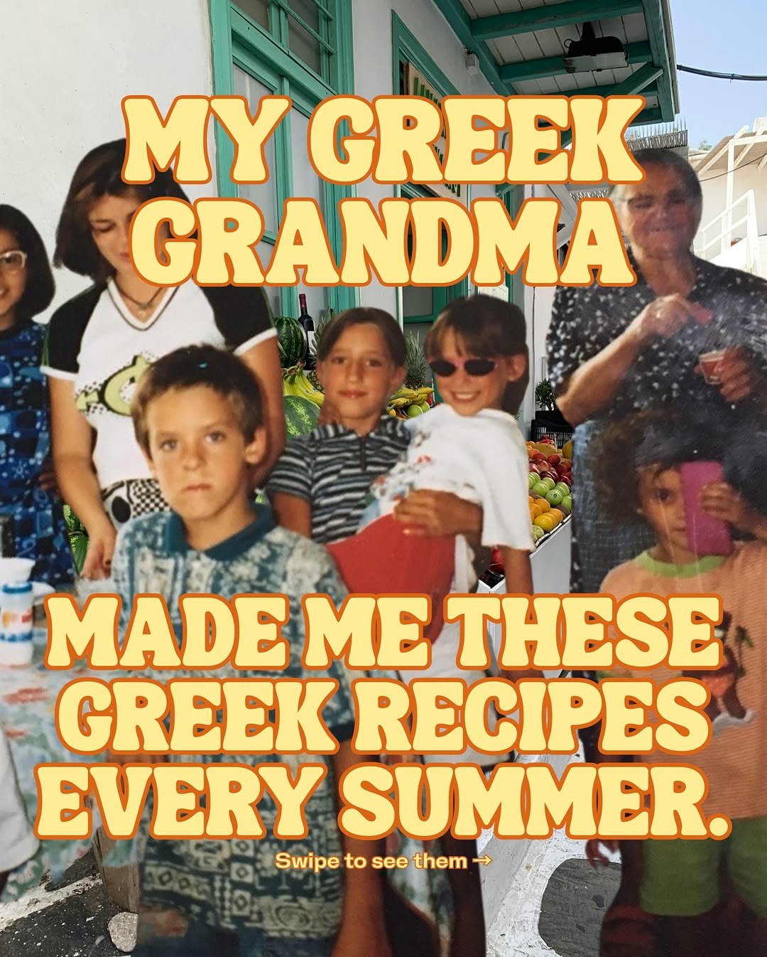 Photo by Maria Koutsogiannis 🇬🇷 Greek Food Blogger on February 23, 2026. May be an image of souvlakia and text that says 'MY GREEK GRANDMA ផ្កបមឹង MADE ME THESE GREEK RECIPES EVERY SUMMER. Swipe to see them'.
