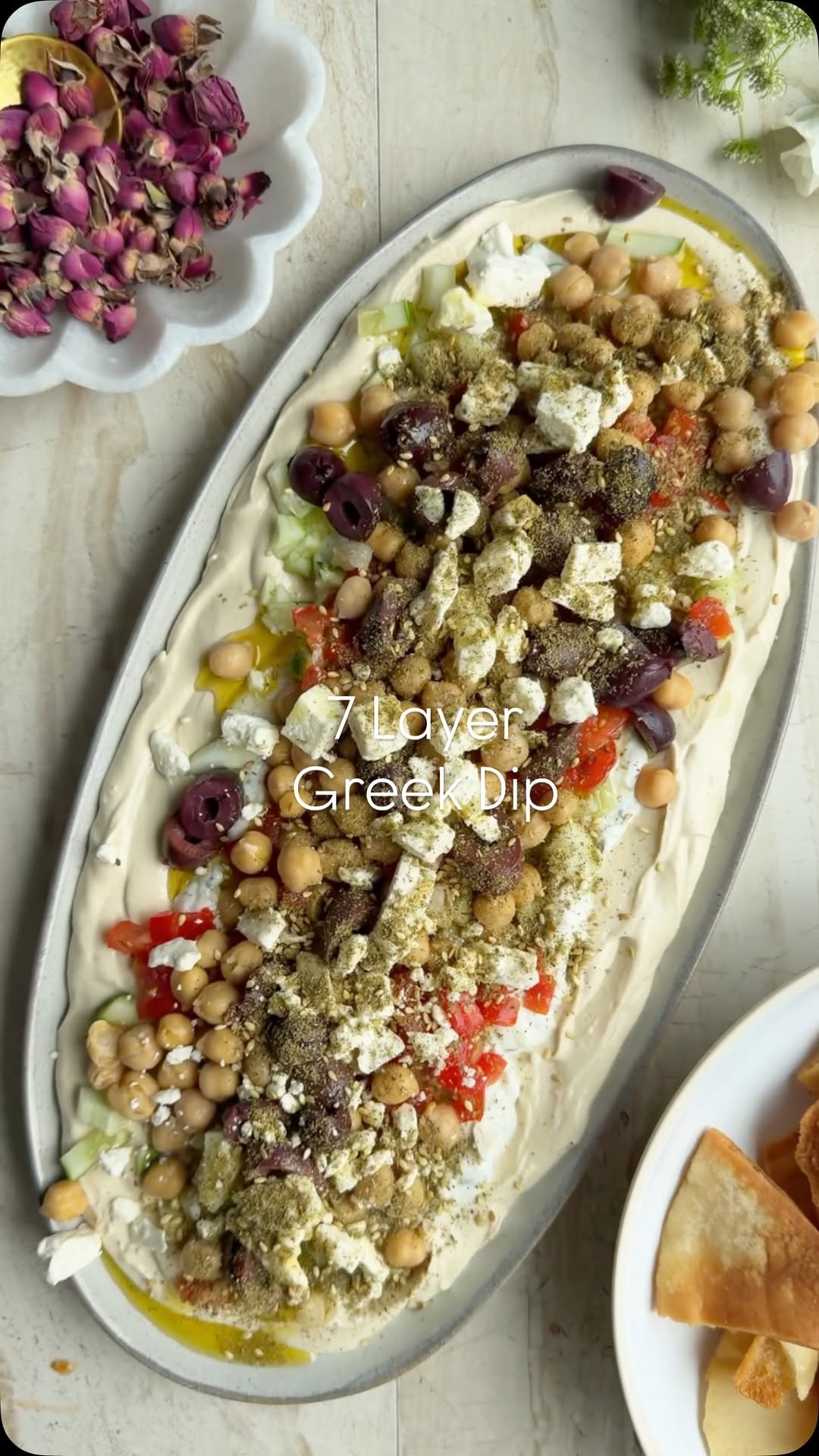 fooddolls 게시물 이미지: @fooddolls This 7 Layer Greek Dip is the kind...