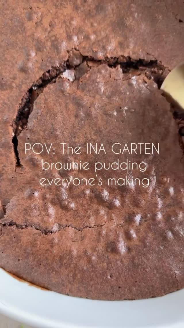fooddolls 게시물 이미지: POV: everyone’s making @inagarten brownie...