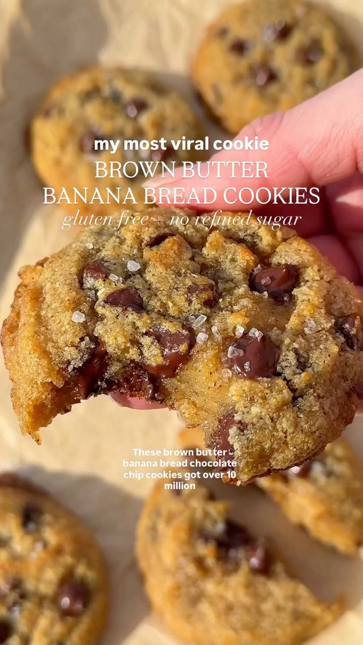 foodiefromvt 게시물 이미지: Brown Butter Banana Bread Cookies✨So many of...