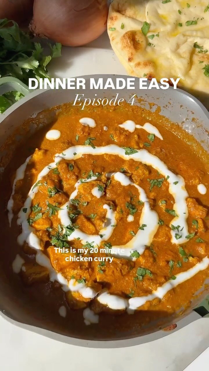 foodiefromvt 게시물 이미지: 20 Minute Chicken Curry✨ Episode 4 of DINNER...