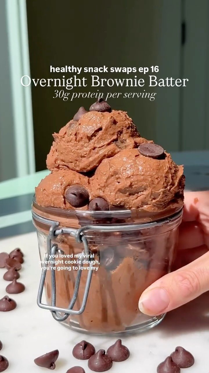 foodiefromvt 게시물 이미지: Overnight Brownie Batter✨ My overnight cookie...