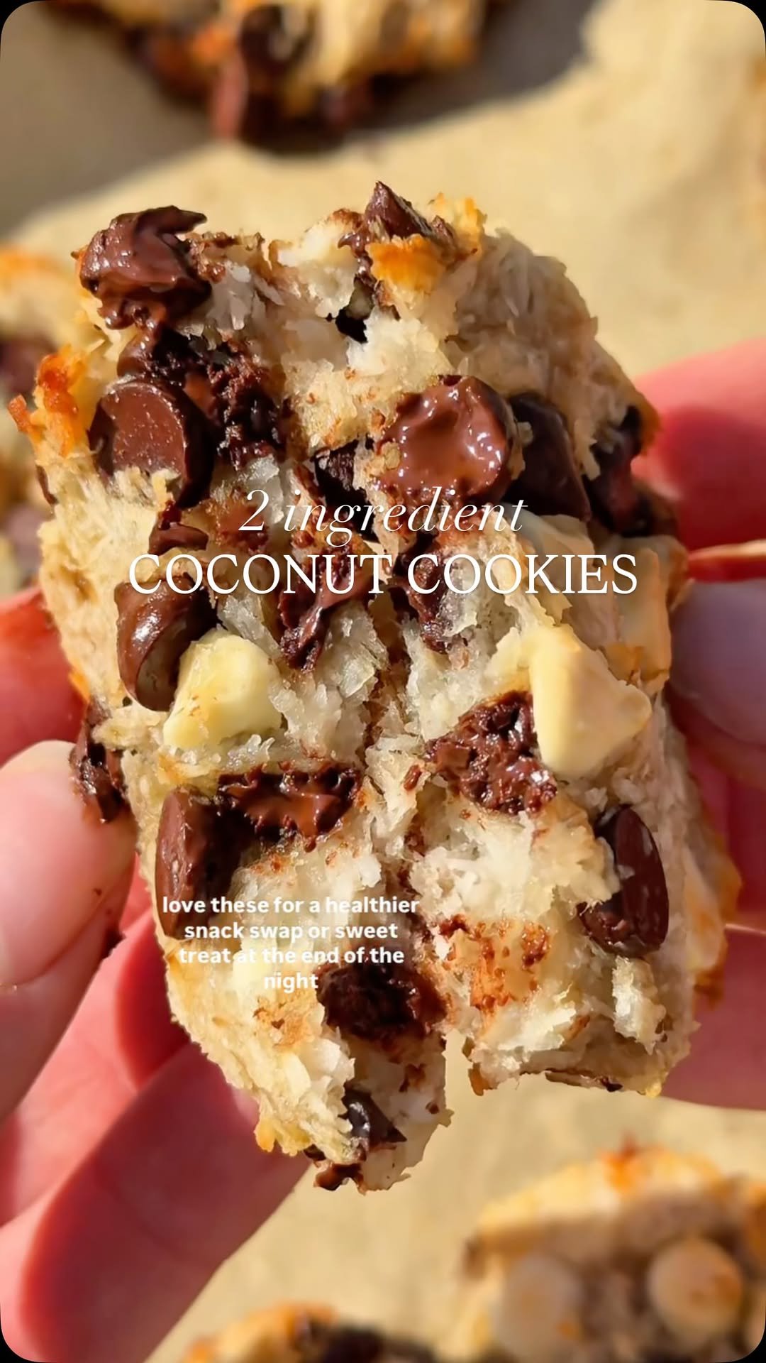 foodiefromvt 게시물 이미지: 2 Ingredient Coconut Cookies✨ Finally tried...