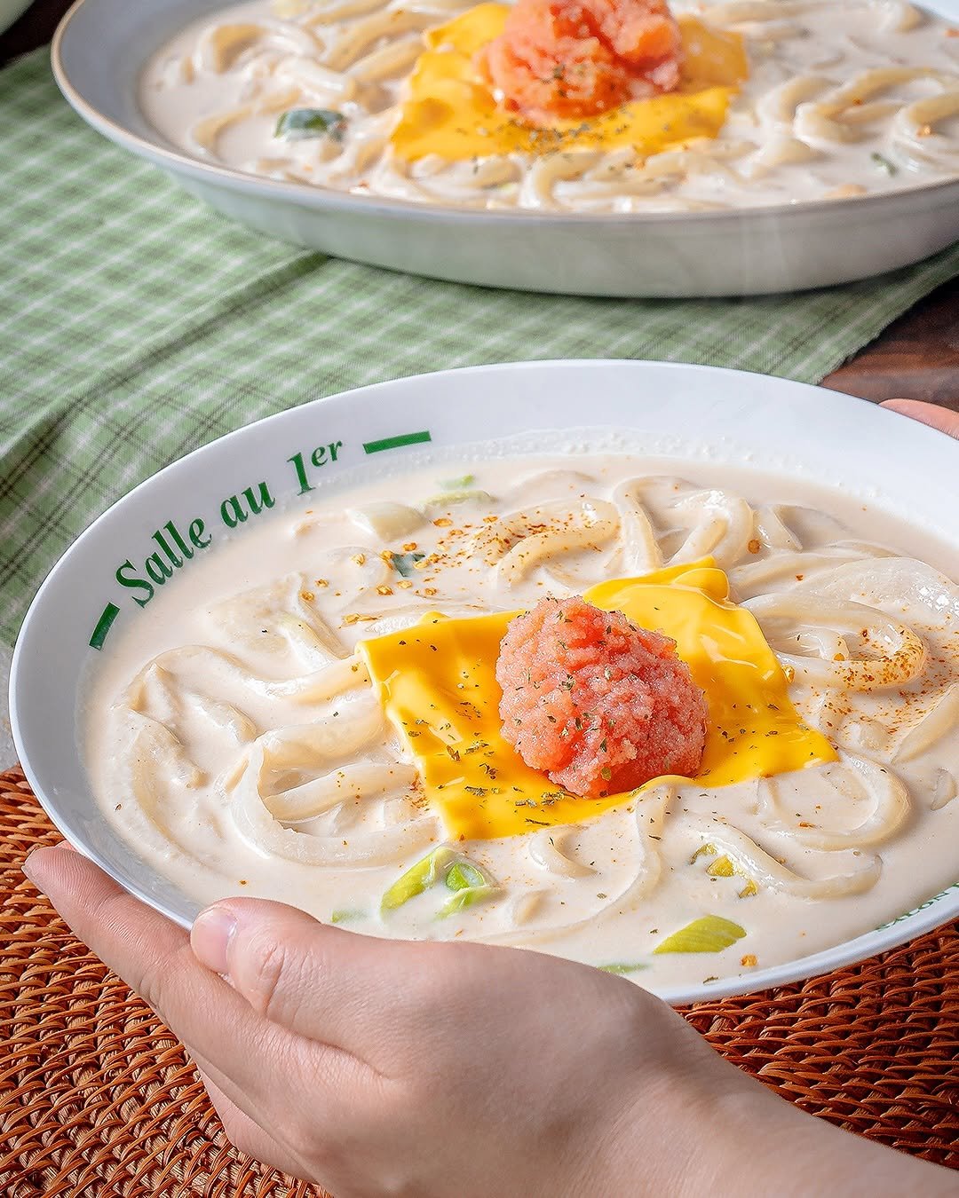 foodstylist_som 게시물 이미지: 🍝✨이 조합 누가 생각했는지 진짜 상 줘야 됩니다...꾸덕한 명란크림우동...