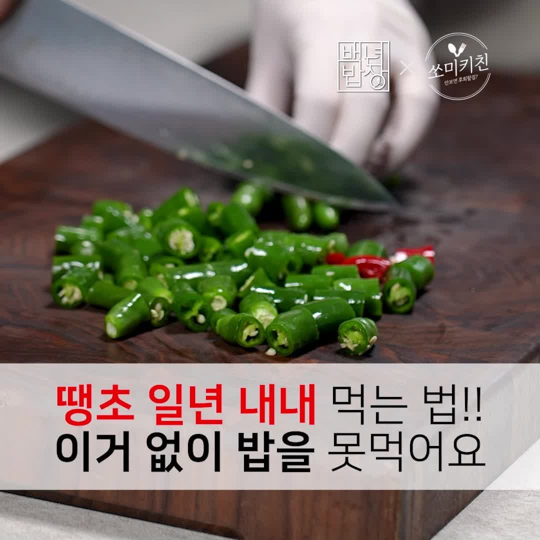 foodstylist_som 게시물 이미지: 🌶청양고추 한봉 사와서 일년내내 야무지게 먹는법! 매콤하고 촉촉한 양념 땡초...
