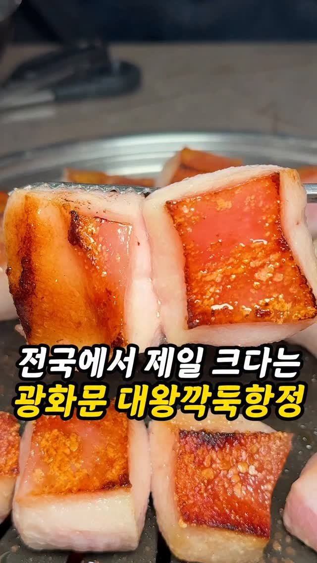 foogle__ 게시물 이미지: 저장필수)전국에서 가장 큰 대왕깍둑항정!
여러분, 광화문에 가면 전국에서 제일...