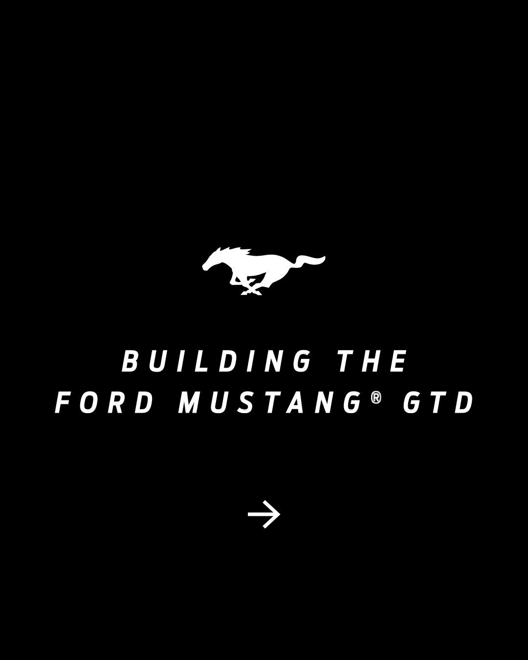 Photo by Ford Mustang on January 27, 2026. May be an image of car, poster, blower and text that says 'BUILDING DING THE FORD MUSTANG ® GTD'.