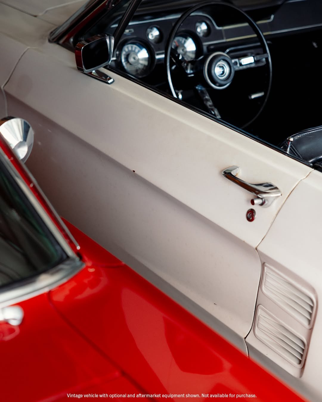 Photo shared by Ford Mustang on December 17, 2025 tagging @francescafioresi. May be an image of car, wheel and text.