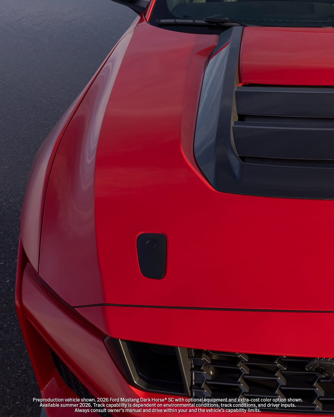 Photo by Ford Mustang on January 22, 2026. May be an image of blower, race car, windshield and text.