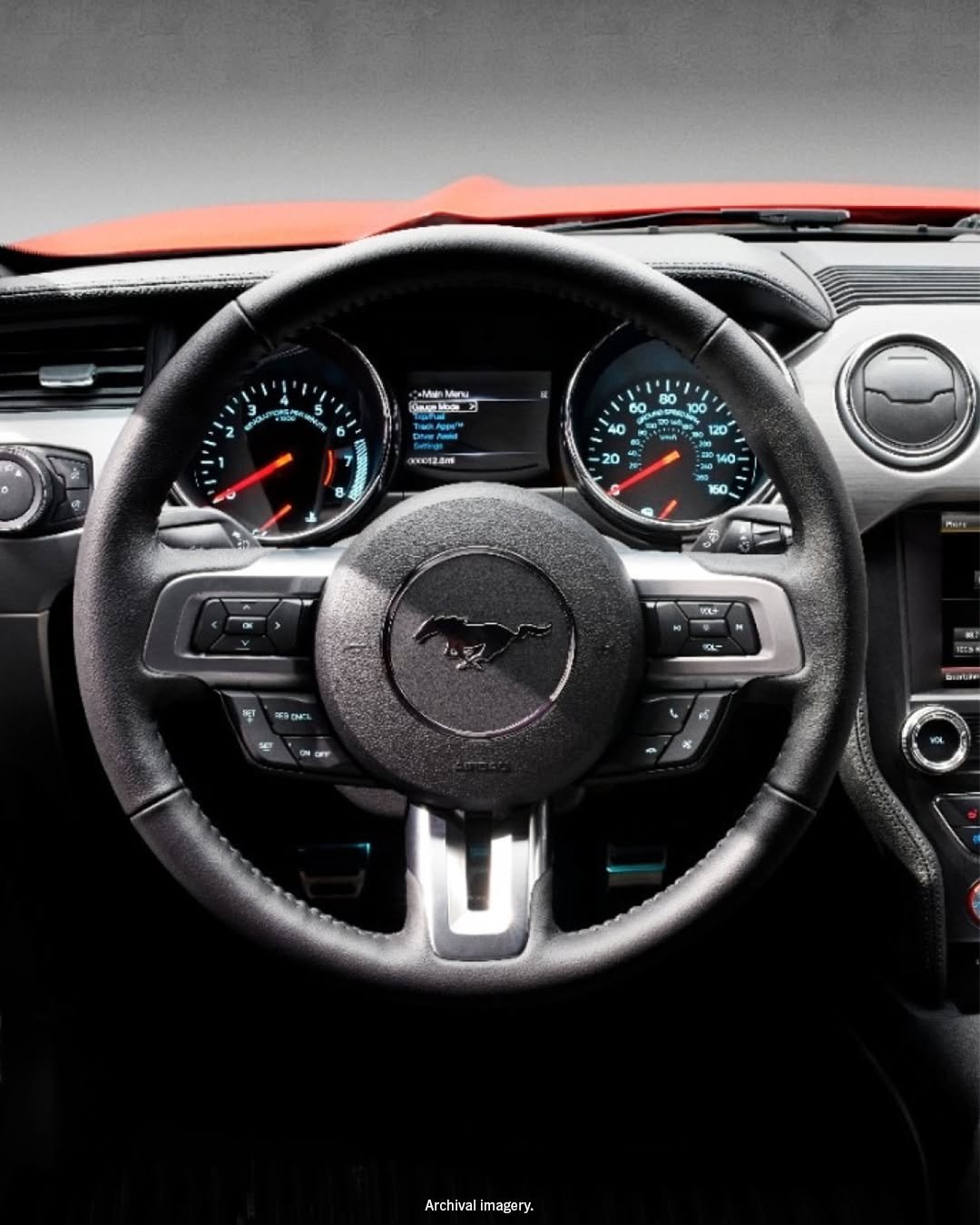 Photo by Ford Mustang on April 16, 2026. May be an image of car, wheel, odometer and text.