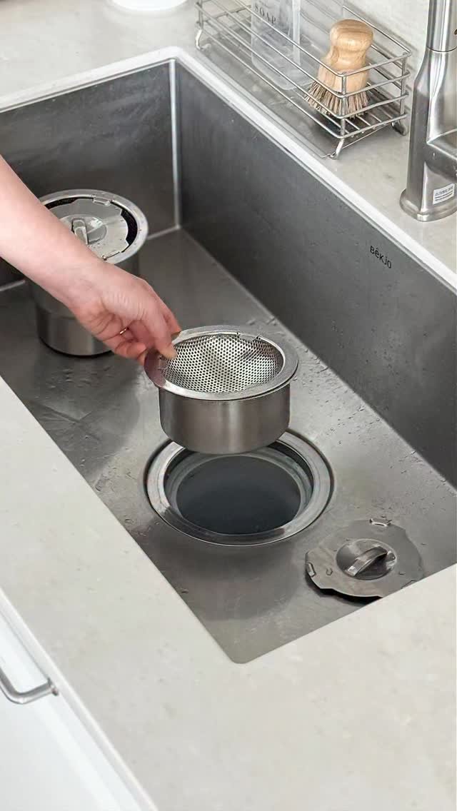 foryou_home87 게시물 이미지: 아무리 주방을 깨끗이 닦아놔도
배수구 쪽이 지저분해 보이면
괜히 전체가 지저분해...