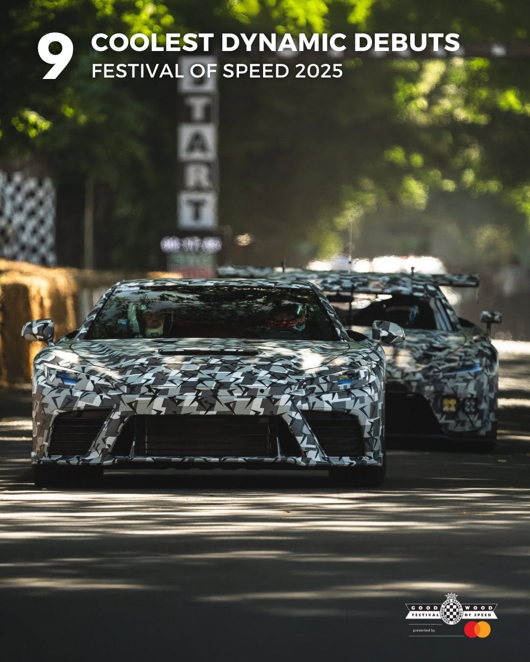 Photo by Goodwood Festival of Speed on April 26, 2026. May be an image of racing vehicles, race car and text that says '9 COOLEST DYNAMIC DEBUTS FESTIVAL OF SPEED 2025 A 1 T FESTIVALID PRITIVAL WOOD FSFEED'.