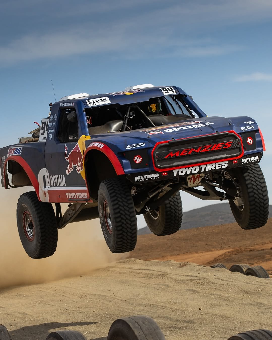 Photo shared by FOX Powered Vehicles on November 12, 2025 tagging @fox, and @scoreinternational. May be an image of racing vehicles, race car, buggy, truck and text.