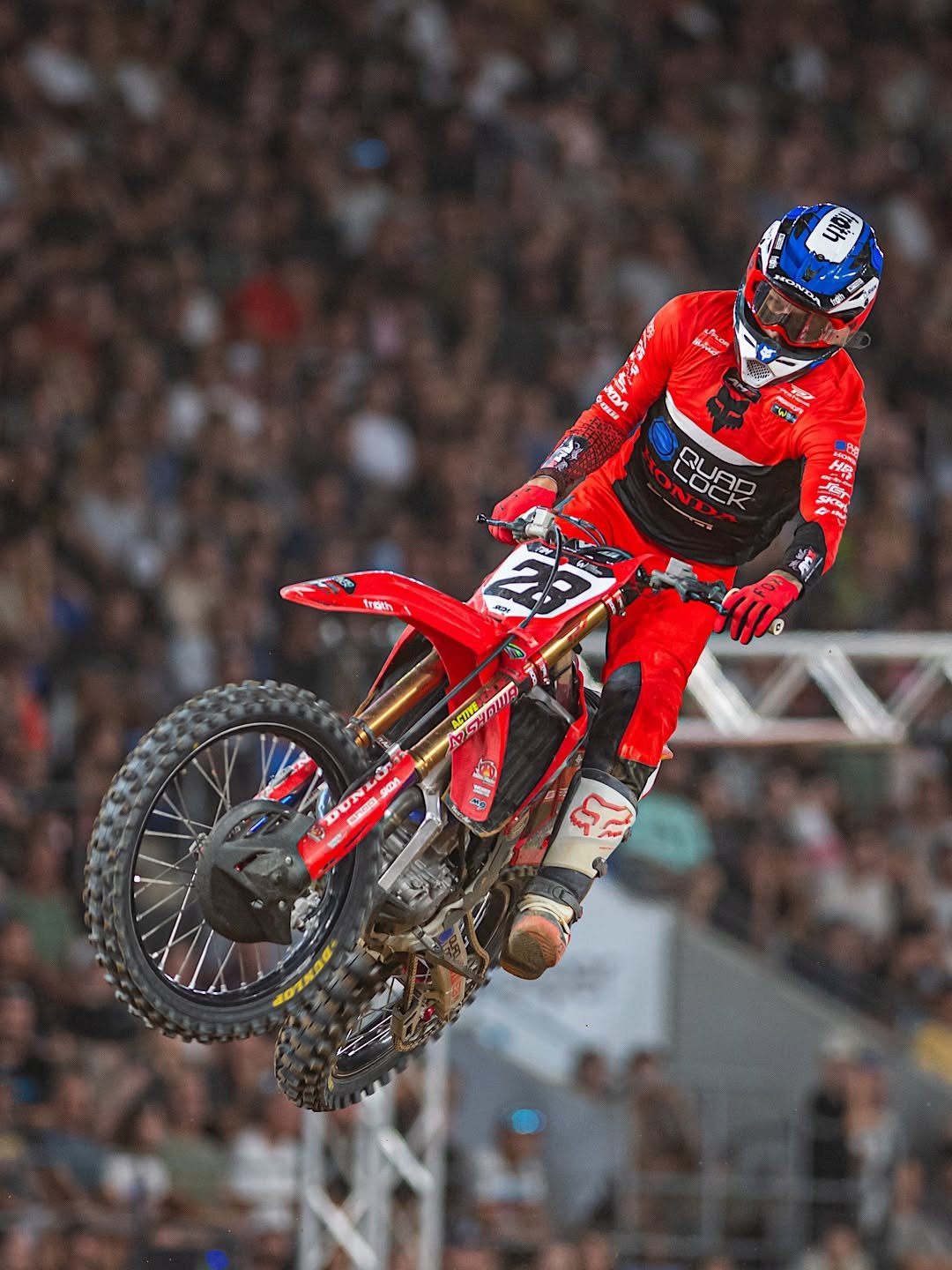 Photo by Fox Racing Moto on November 29, 2025. May be an image of racing vehicles, dirt bike, motorcycle and text.