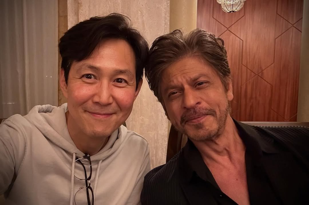 Photo shared by Lee jung jae on October 18, 2025 tagging @iamsrk.