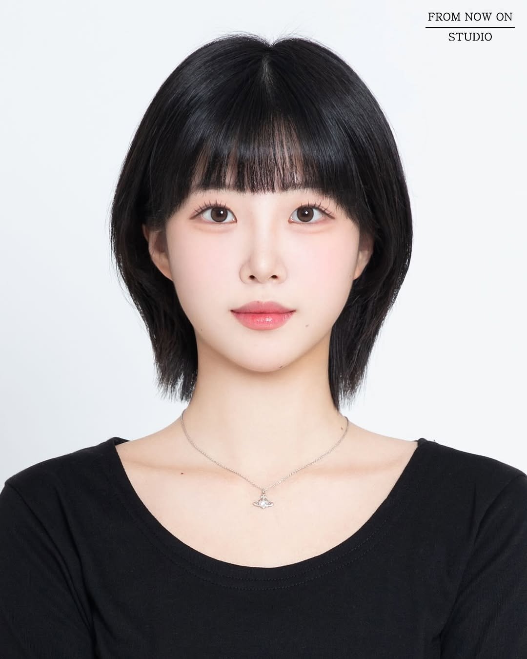 Photo shared by 프롬나우온스튜디오 | 합정스튜디오 | 홍대증명사진 | 프로필 on September 17, 2025 tagging @from_now_on_studio. May be an image of one or more people, hair, top and text that says 'FROM NOW FROMNOWON ON STUDIO'.