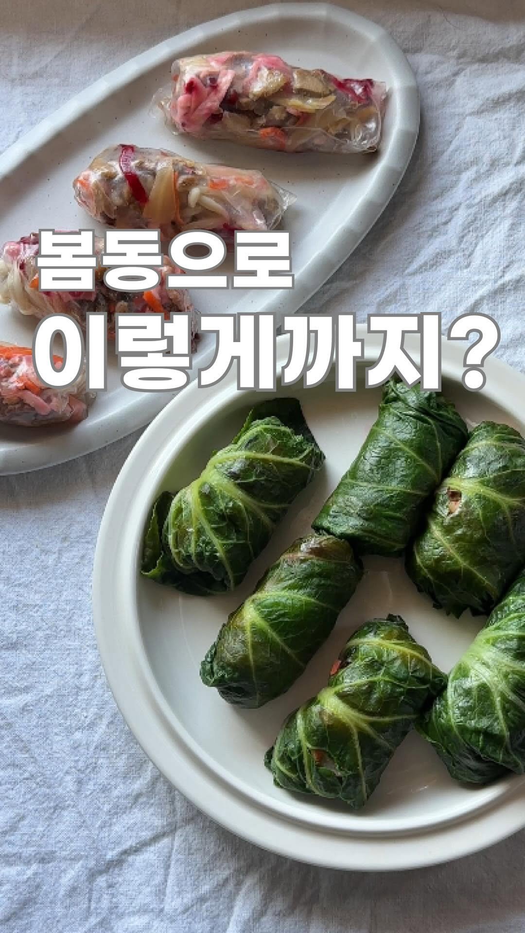 from_wellness 게시물 이미지: 훈제오리로 만든 봄동 만두 🤍

봄동이 나오는 계절엔 🌿
밀가루 만두 대신
봄동으로...