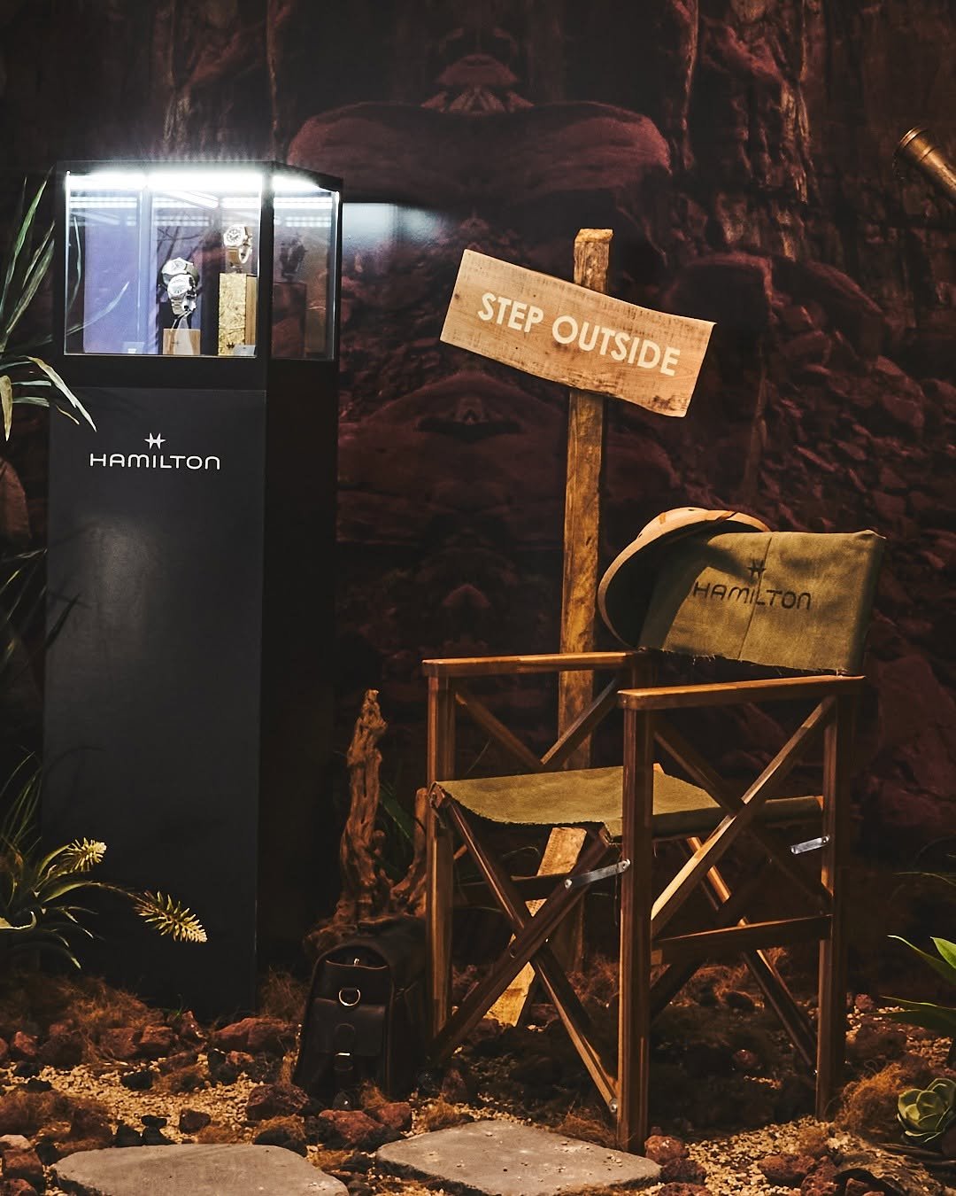 Photo shared by Hamilton Watch on October 08, 2025 tagging @from_youngk. May be an image of lantern, poster and text that says 'STEP OUTSIDE + HAMILTON 1'.