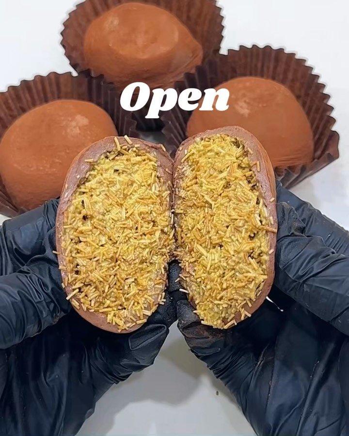 fromjolie_home 게시물 이미지: #오픈 두바이 쫀득쿠키 5개 2만원대 🧆
⠀
다들 두쫀쿠 두쫀쿠 하길래
하나...