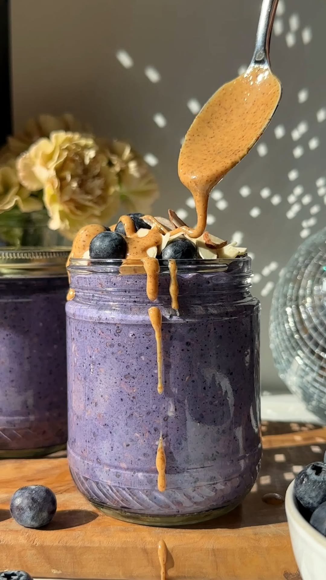frommybowl 게시물 이미지: Blueberry Overnight Oats 🫐🫙 they’re vibrant...
