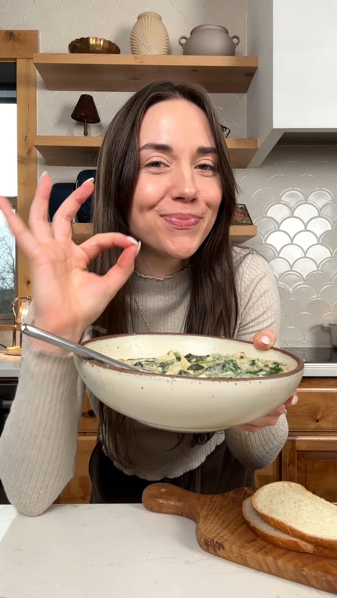 frommybowl 게시물 이미지: Spinach & Artichoke Soup with White Beans,...